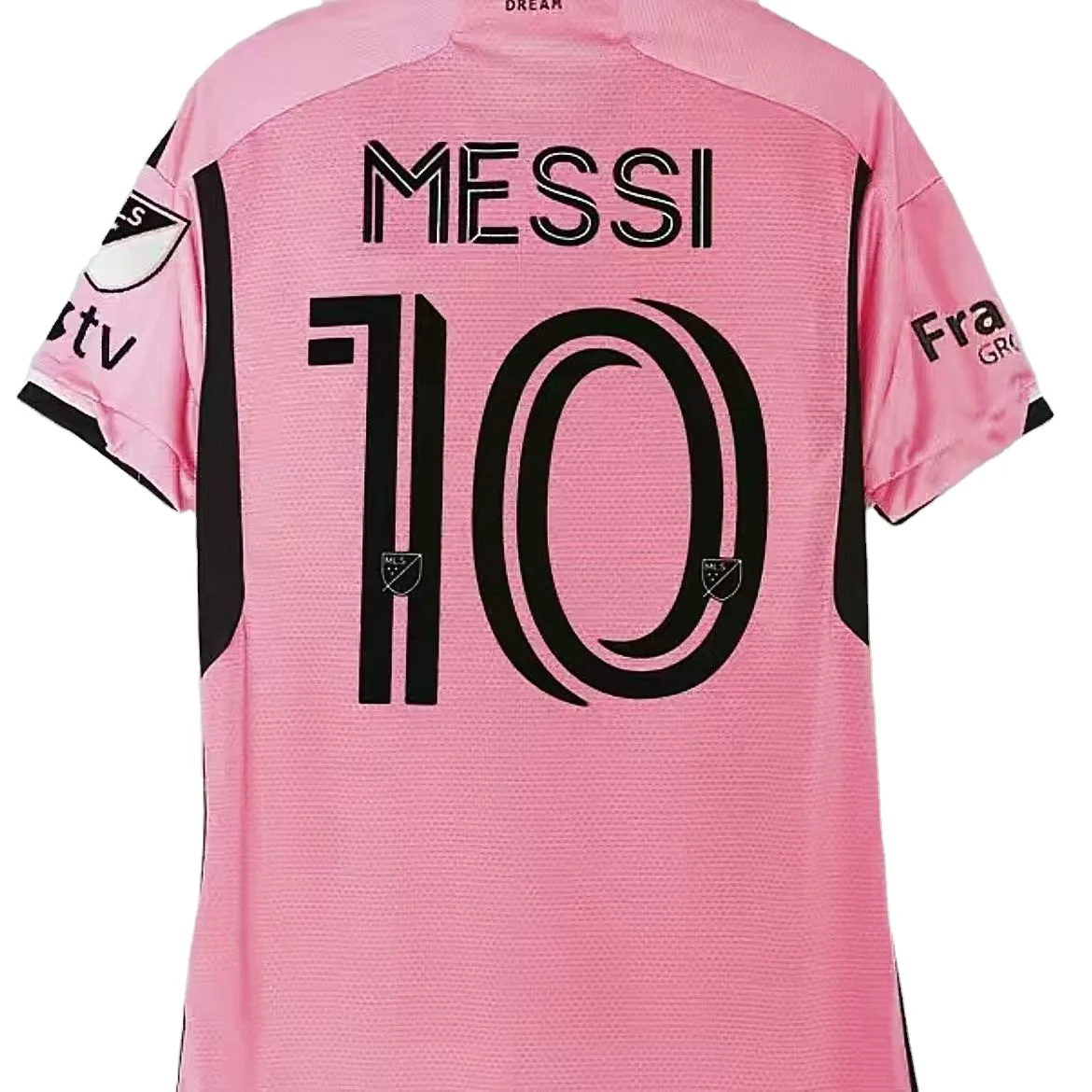 2425 USA Miami International #10 Messi #9 Suarez розовая версия для игроков домашнего клуба оптовая продажа дизайнерская футбольная майка