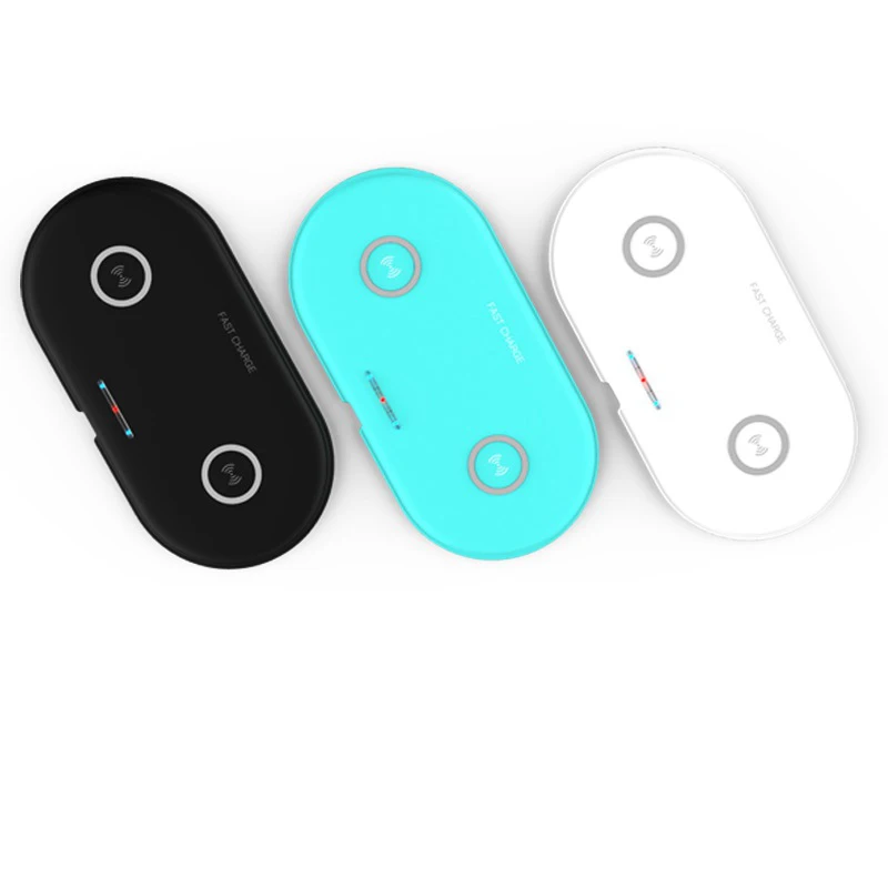 2 in 1 practical 10w wireless charger charging pad