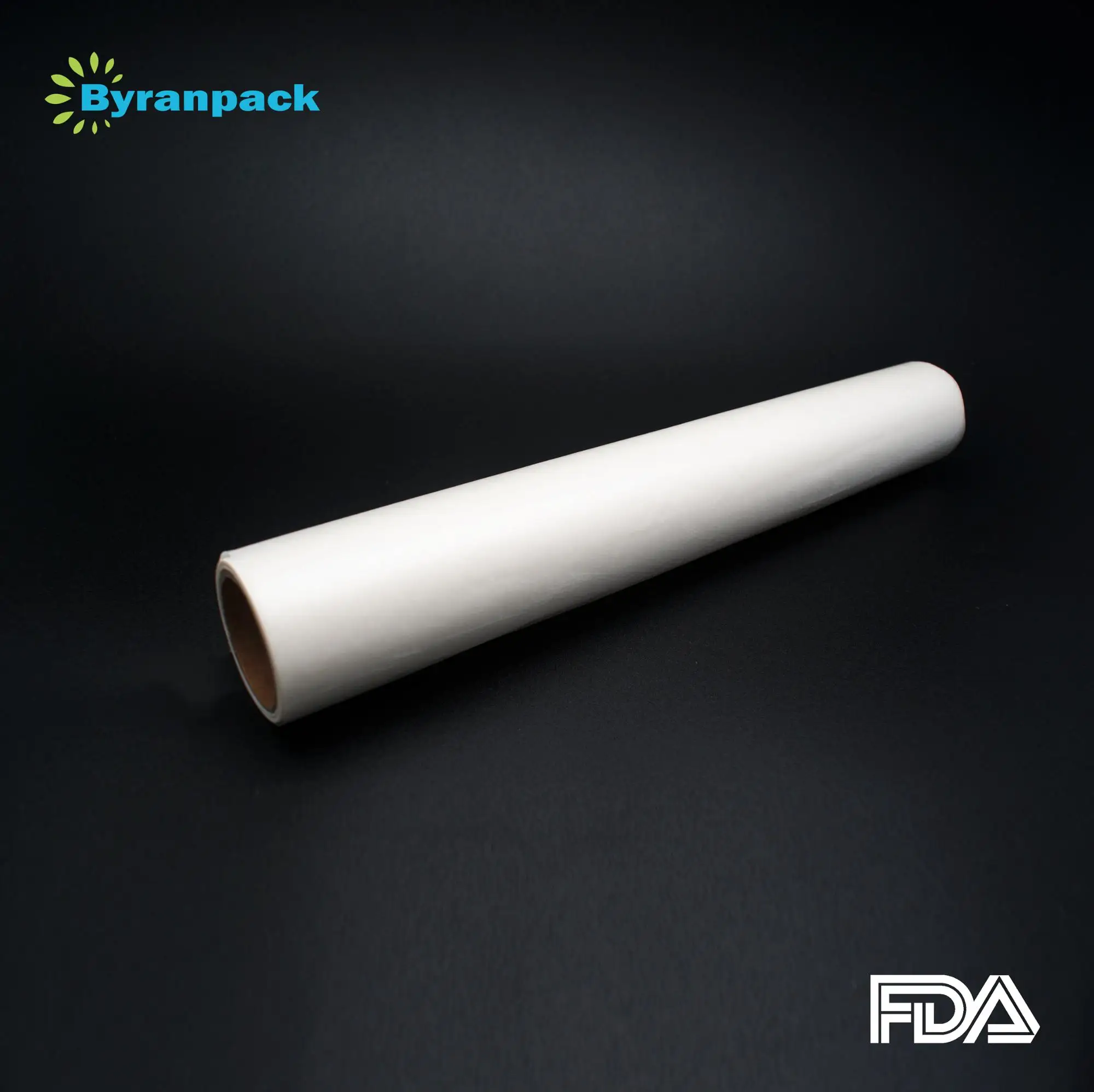 Food grade siliconized paper custom logo printed baking paper roll burger wrapping wax paper