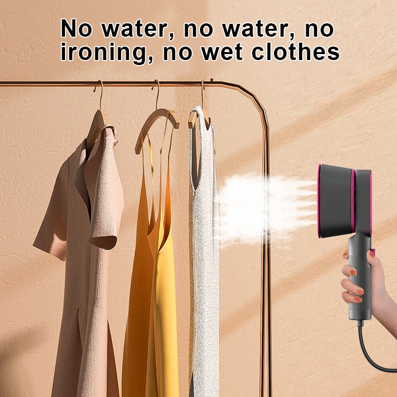 Professional Mini Travel Steam Iron Portable Household Clothes Ironing Machine with Electric Power Source Us Plug Type