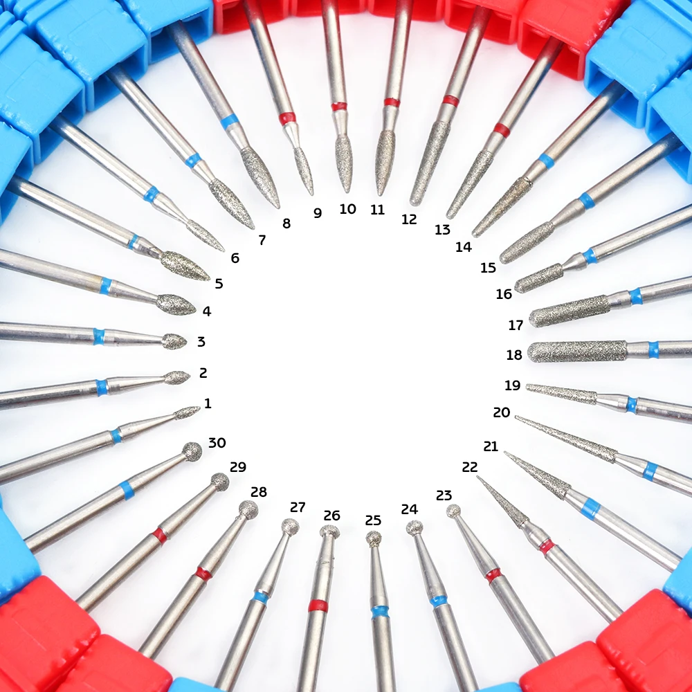 1PCS Diamond Manicure Nail Drill Bits Milling Cutter For Pedicure Nail File