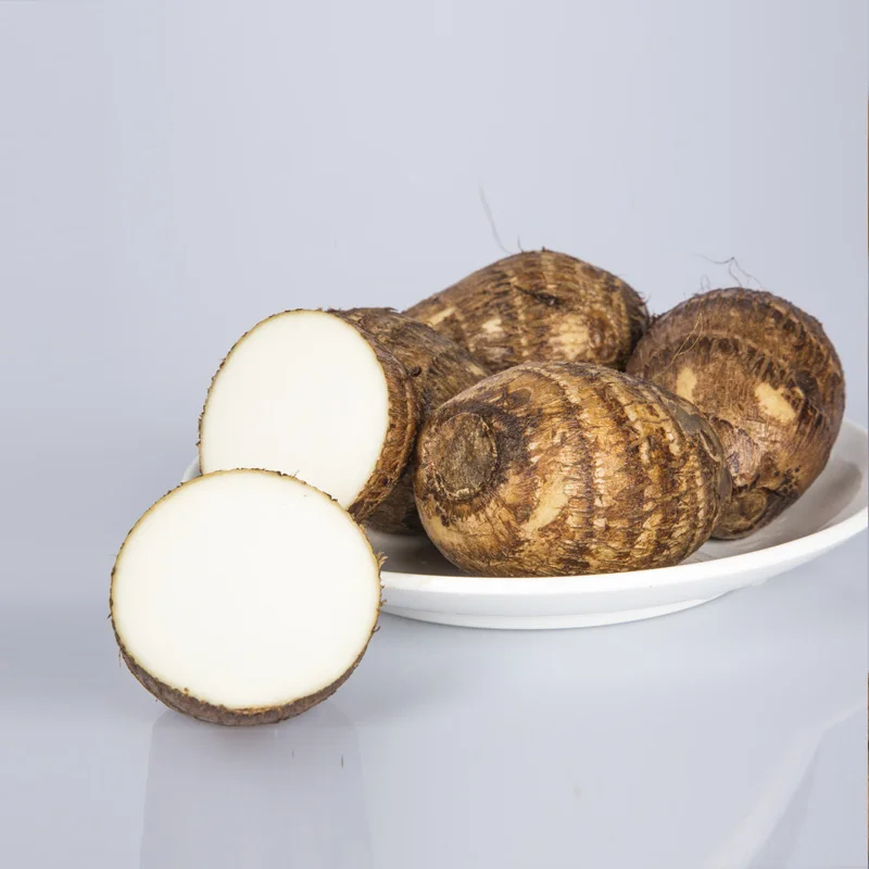 High quality fresh taro eddo fruit & vegetable snacks