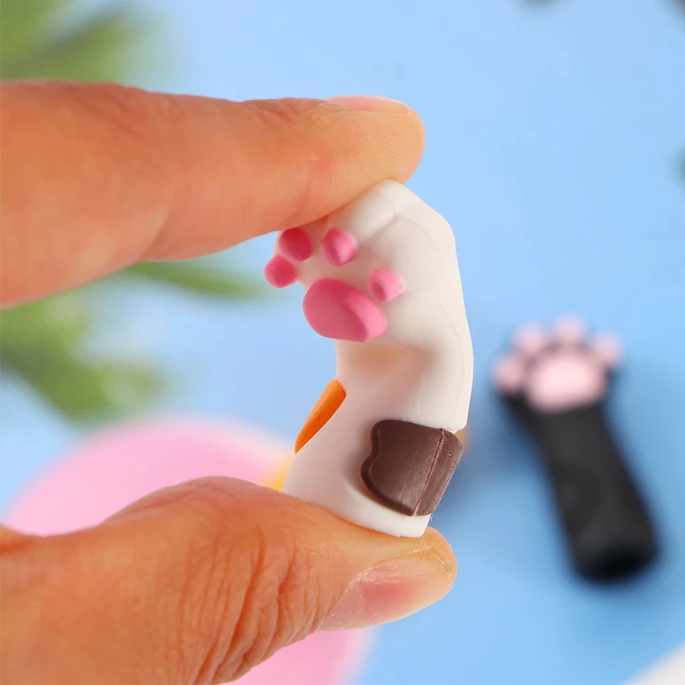 Dead Skin Tweezers Cap Nail Cuticle Scissors Nail Art Cat Claw Silicone Nipper Cover Protective Sleeve