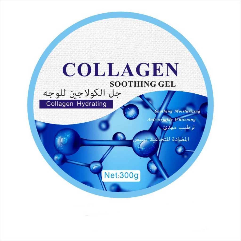 Private label OEM moisturizing smoothing anti aging anti wrinkle original honey collagen lotus VE gel
