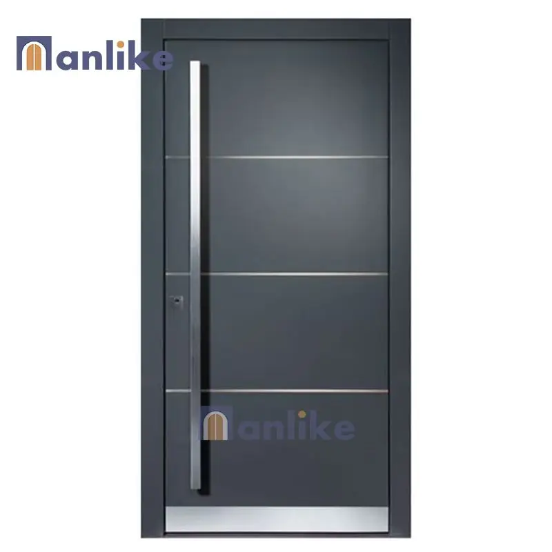 Anlike Entrance Marble Puertas Thermally Korean Stylebroken Armored Entry Aluminum Modern Smart Lock Door