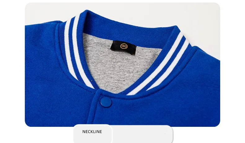 New design stylish and fashion baseball embroidery teenage boy jacket for autumn