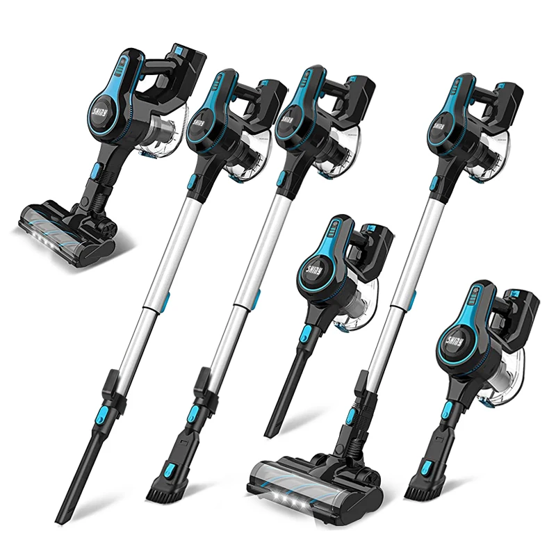 Shiny XL-619A Smart Appliances Dry Type 130W DC Motor Battery Detachable  Wireless Household Handheld Vacuum Cleaner