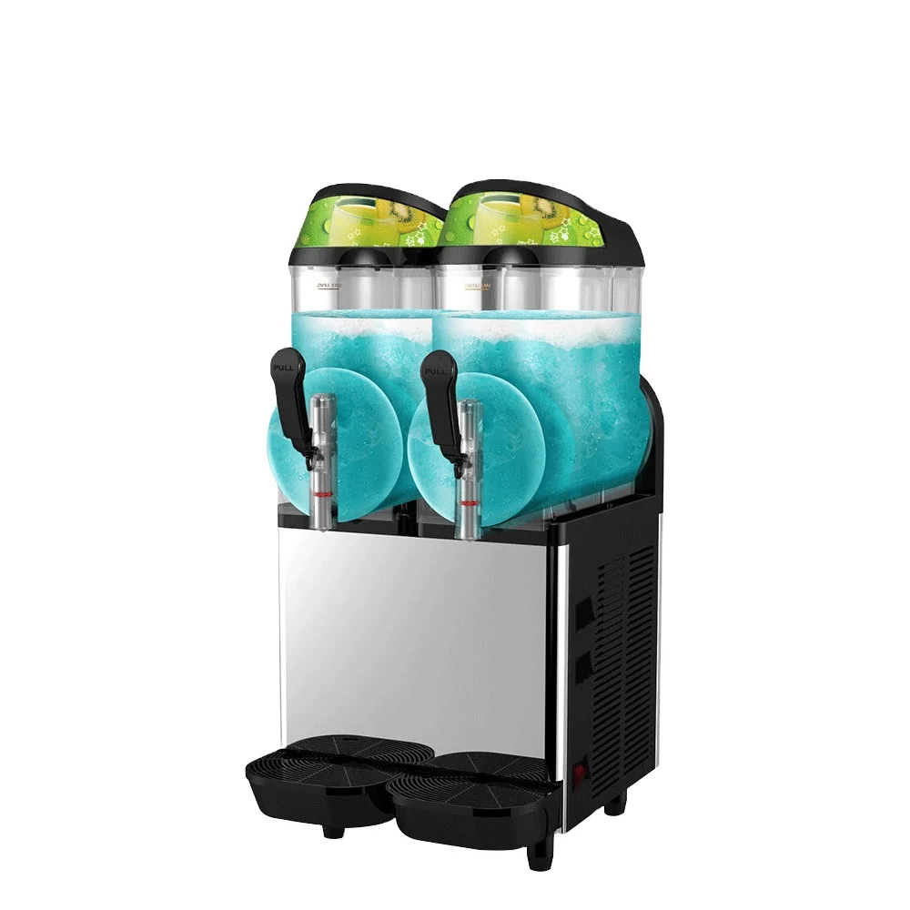 Коммерческая слякоть льда 2 slushie машина