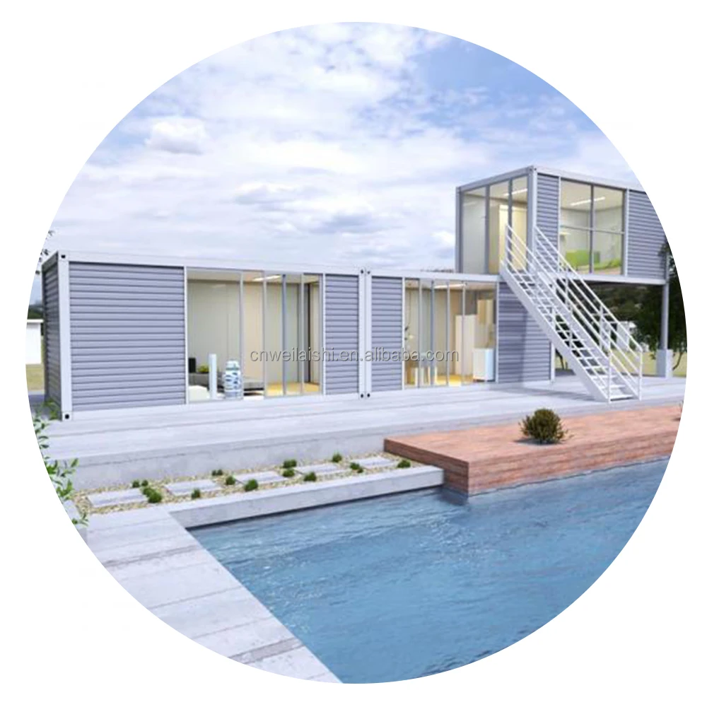 Casa del contenedor habitable portable homes 3 bedroom container house