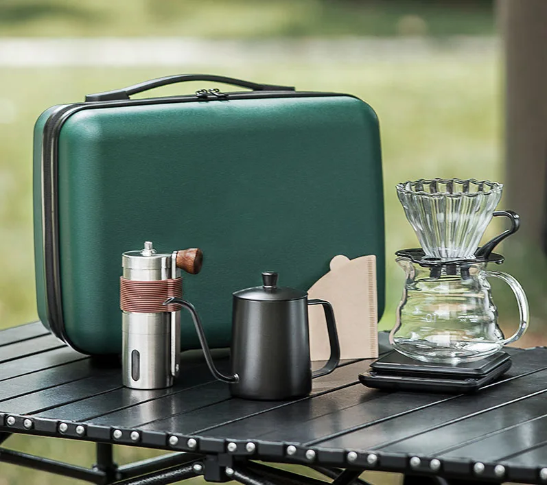 Travel Kit Pour Over Coffee Set Coffee-Making Kit for Home and Travel Coffee Accessories Tools Drip