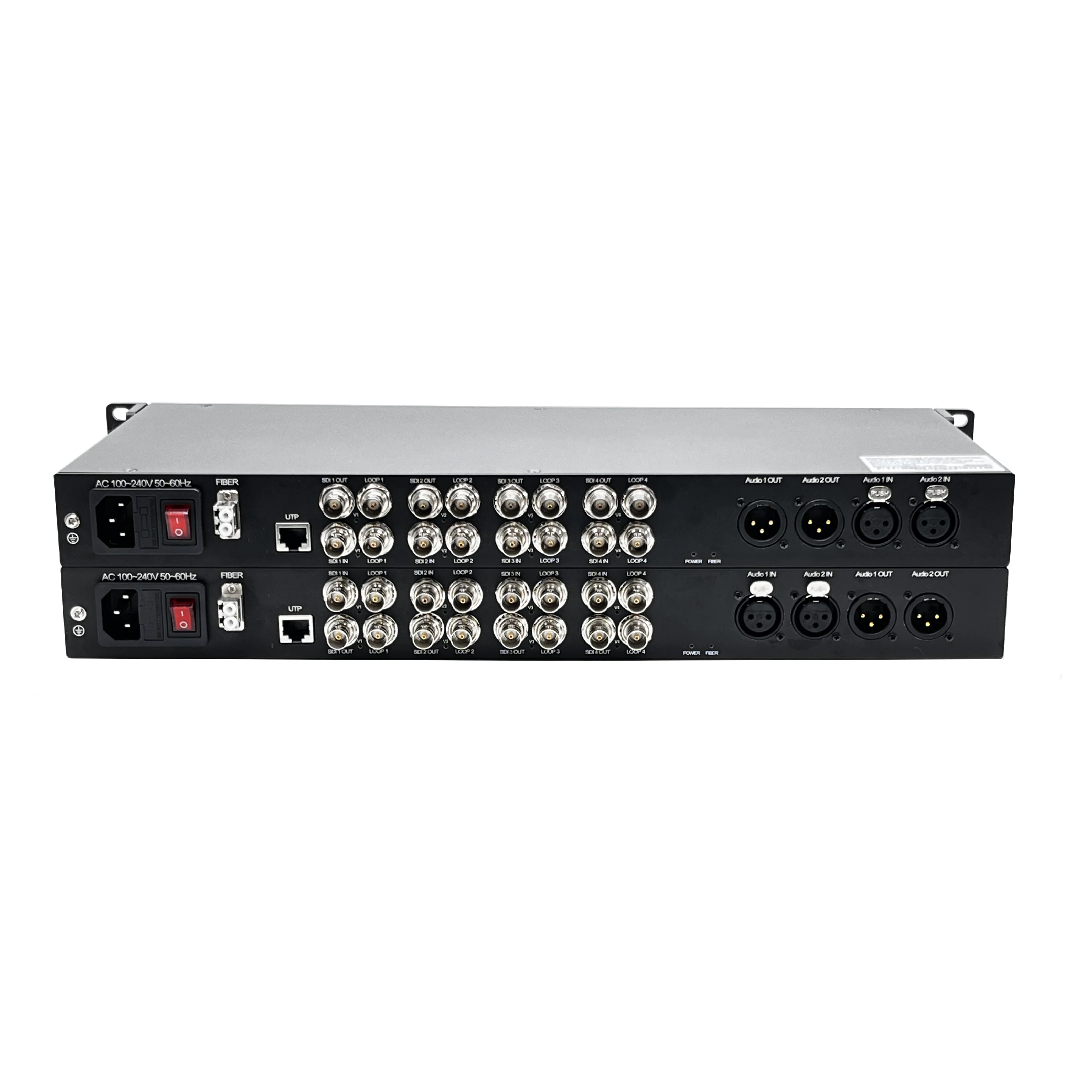 3G SDI MUX HD New Video/Ethernet Converter Transmission 20KM Optic Fiber