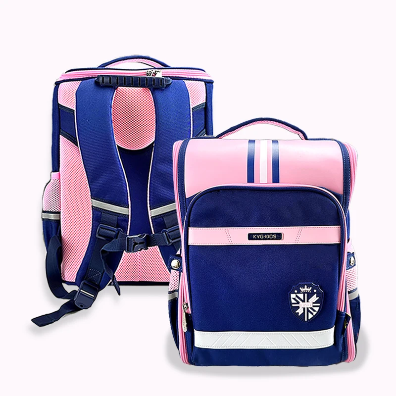 Customized Logo Cute Kids School Backpack Polyester Elementary School Backpack for Student