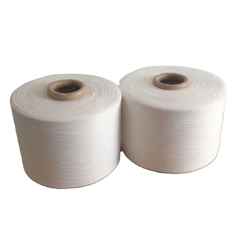 Китай производитель полиэстер переработанная пряжа MVS virgin полиэфирная пряжа в Китае