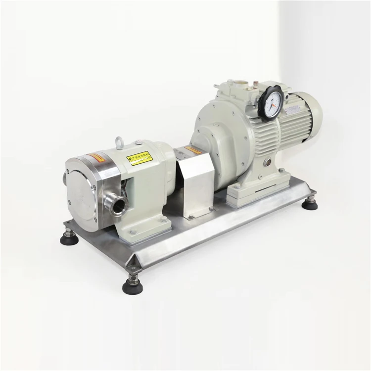 18.5-22KW horizontal sanitary food grade rotary lobe pump