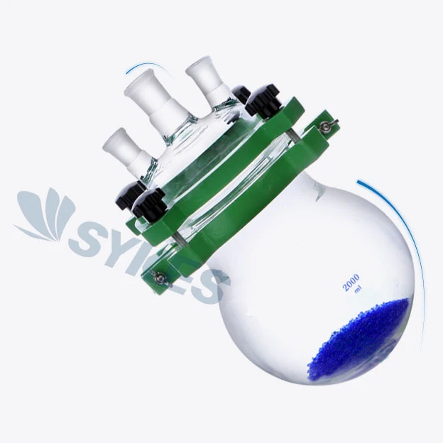 CE Certificated Factory Direct Sales 2L 2000ml Laboratory Glassware High Borosilicate Glass Open Mouth Reactor