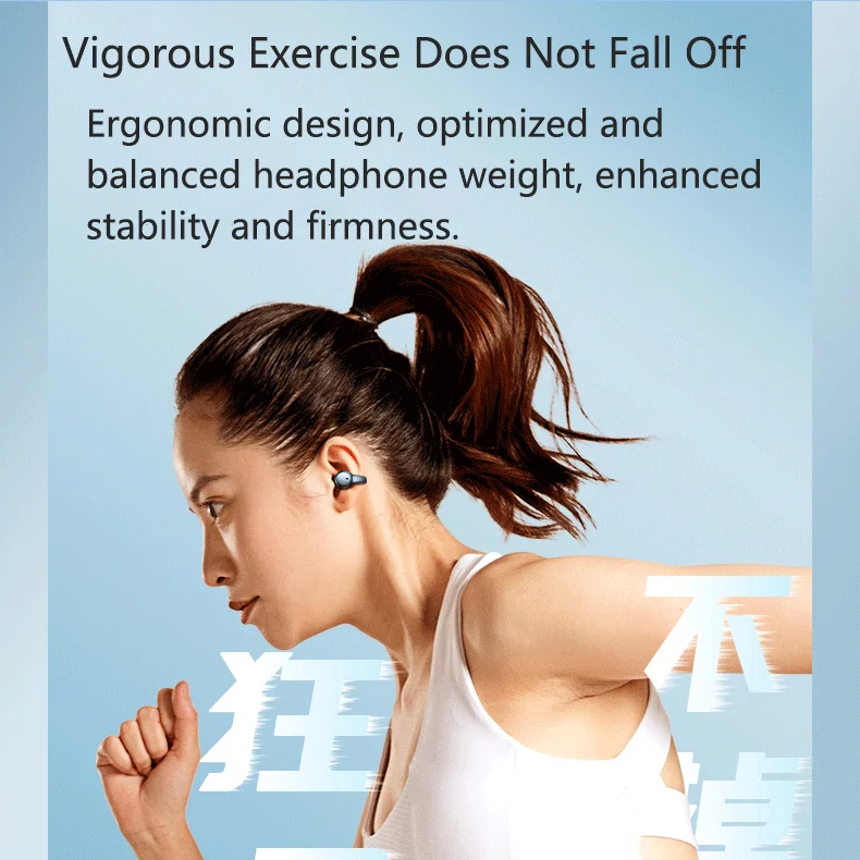 Private Model New Design Factory Price Clip Headphone Sports Hi-Fi Stereo Low Latency TWS Wireless Earbuds for iphone