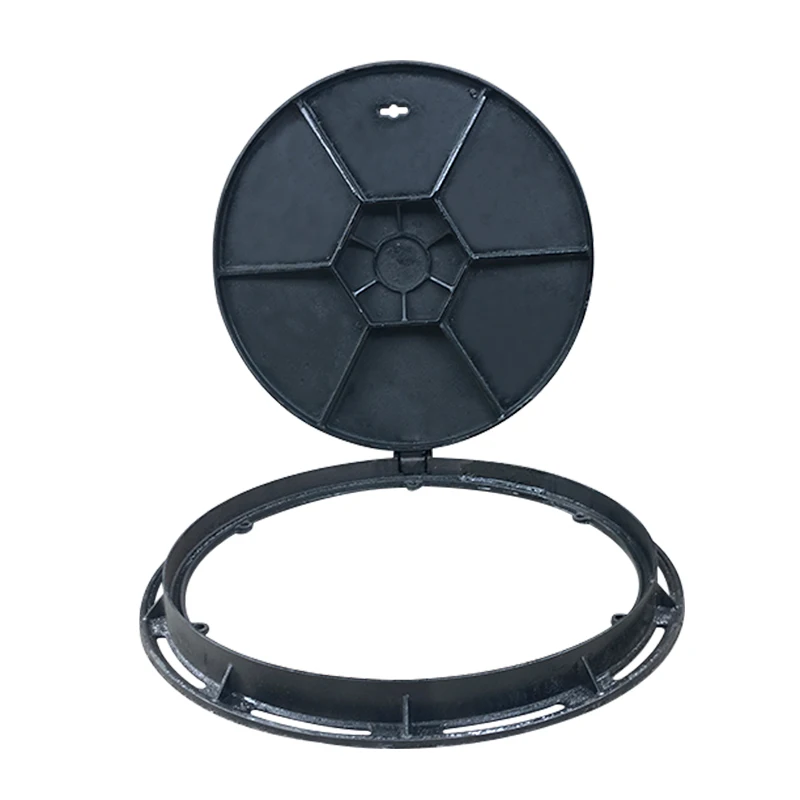 Круглая крышка люка из чугуна класса EN124 B125 C250 ковкого для проходной дорожки жилого и