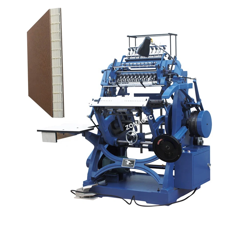 Semi Automatic Notebook Book Binding Sewing Machine Paper Thread Book Sewing Machine for Making Notebook