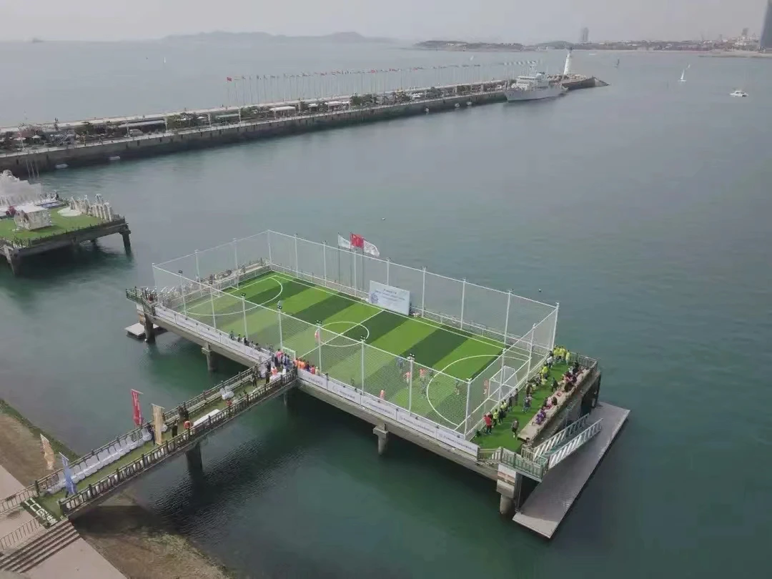 Street Soccer Court Mini Football Stadium Outdoor Turf Fields
