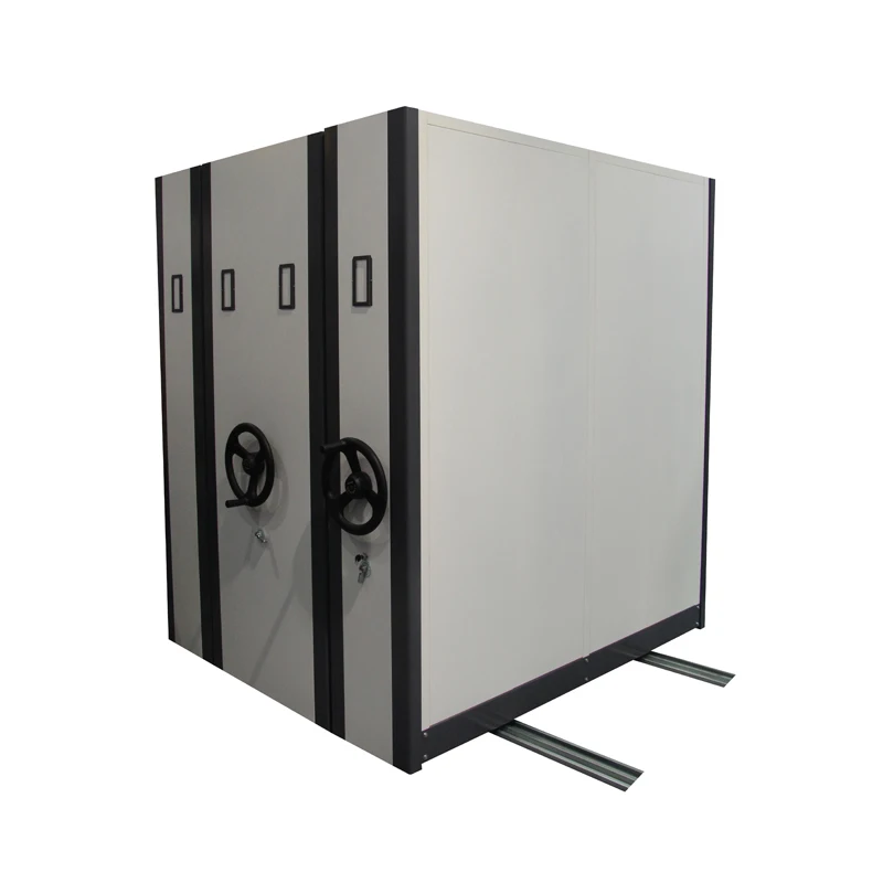 Popular Metal Compact Mobile Filing Cabinet Intelligent Mobile Mass Shelving Steel Movable Shelves Archive Shelving
