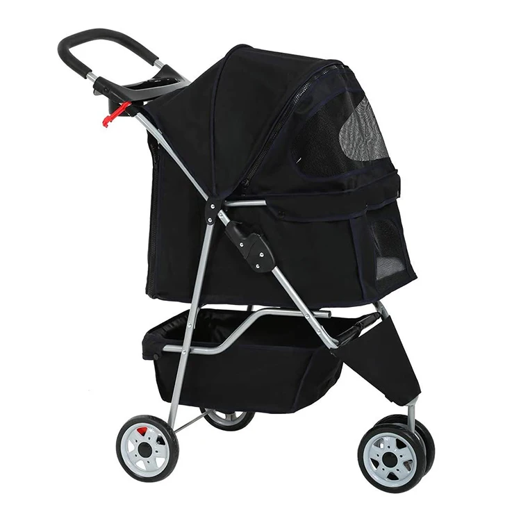 wholesale pet cats Luxury dogs cart Carr detachable for large and small dog stroller washable 4 wheels puppy Pet travel