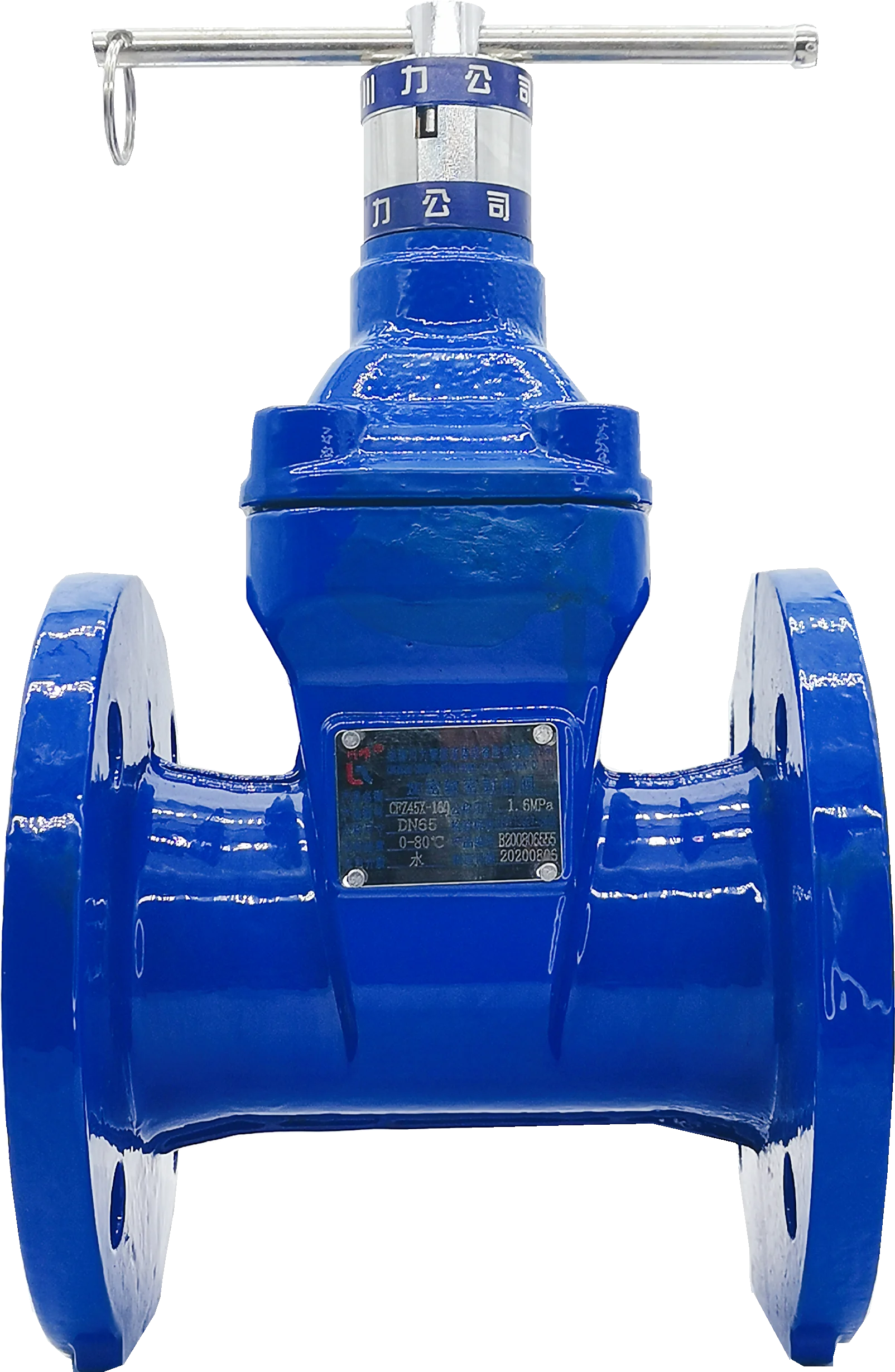 Chinese valve manufacturer ductile iron dn65-dn300 flange gate valve is a water valve with convenient installation