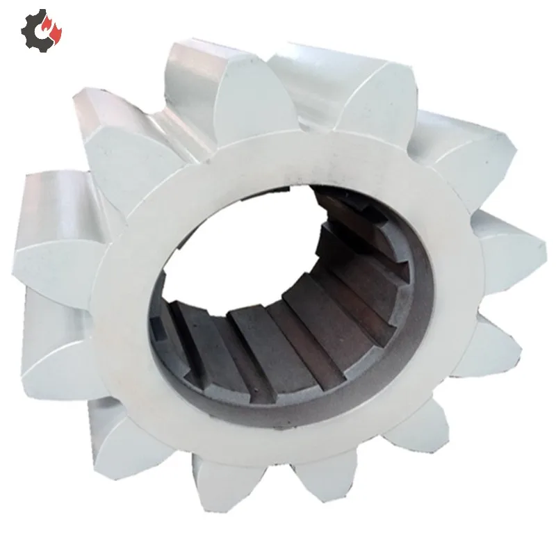 Mining custom CNC machining alloy steel large module gear forging drive large gear