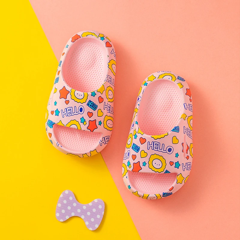 2021 Children Casual Shoes Cartoon Boys And Girls Baby EVA Slider Yeezy Foam kids Slippers