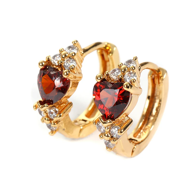 indian wholesale jewelry 14k gold plated copper cz earring woman,jewelry for women earring