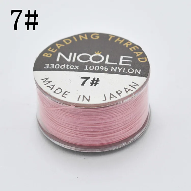Miyuki nylon thread for beading , Wholesale Stretchy Elastic Rope String Line Transparent Thread for Making Beads DIY Jewelry