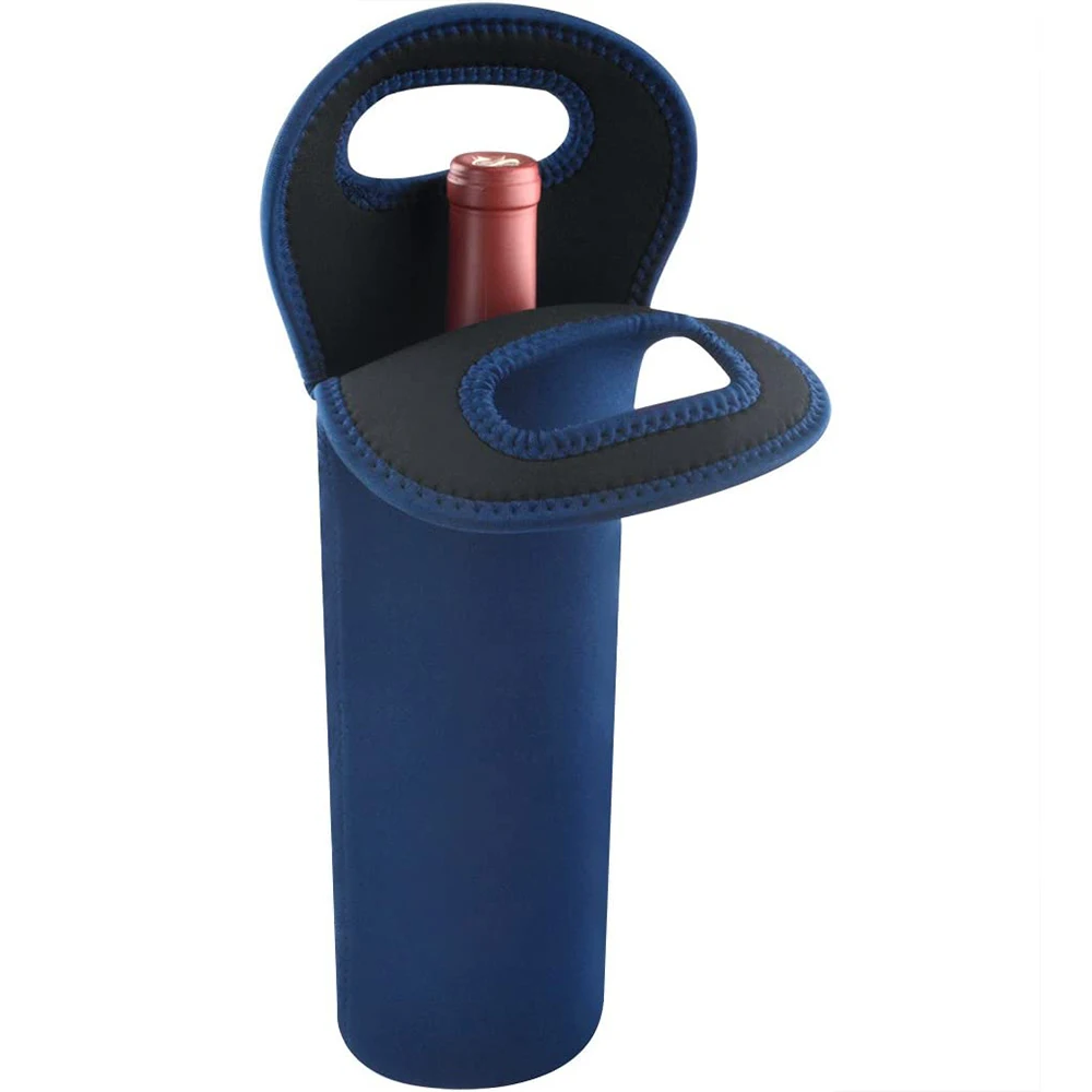 Printing Custom Logo Wine Beer Bottle Holder Soft Neoprene Can Cooler Sleeve