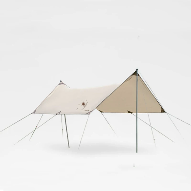 Portable Outdoor Canopy Waterproof Sunscreen Beach Tent with Easy Install Small Storage Handbag Travel Awning for Sun Shade