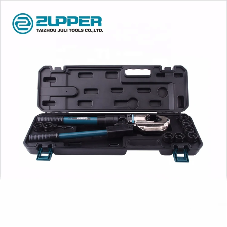 ZUPPER CYO-410 Safety Hydraulic Hand Wire Cable Lug Crimping Tool Crimper