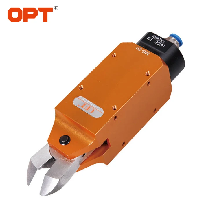 
MS-20 pneumatic scissor/gas nipper used in Automated machine Plastic 5-7mm Metal 1-2.6mm 