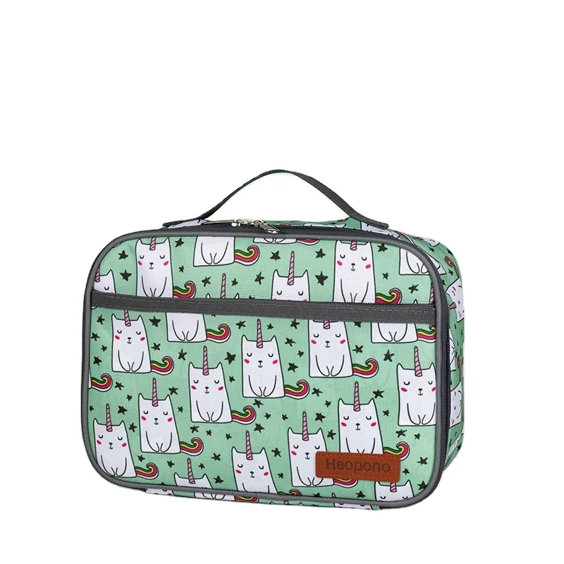 Kids Lunch box Insulated Soft Bag Mini Cooler Back to School Thermal Meal Tote Kit soft cooler bag for Girls Boys