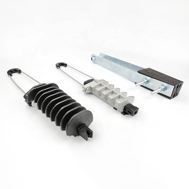Overhead Power Line Accessory Plastic Wedge Type Electric Dead End Cable tension Clamps