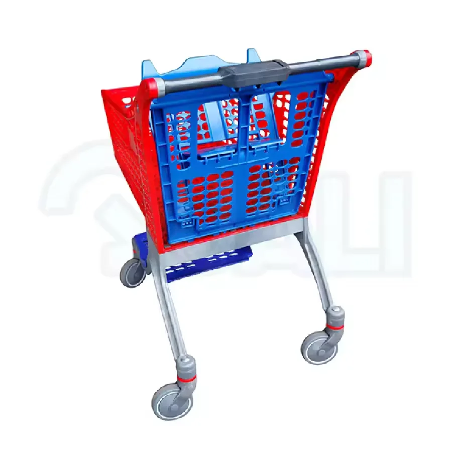 Европейская пластиковая тележка для покупок 175l