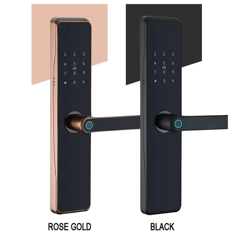 z9  door lock Tuya WIFI fingerprint password Smart lock RFID Card Factory price