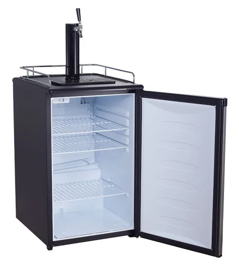 5.4Cu.FT single dual faucet beer kegerator cooler