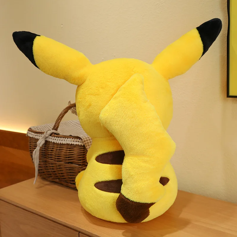 Top Fashion Wholesale Kawaii Big Size Cartoon Pokemoned Pikachuu Baby Plush Toys Stuffed Animals For Girl Birthday Gift