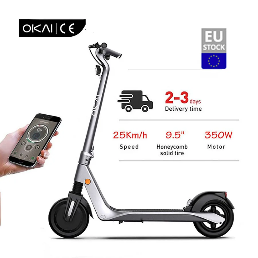 
OKAI ES500 high quality US warehouse fold scooter electrique 36v 7.8ah lithium battery for electric scooter 