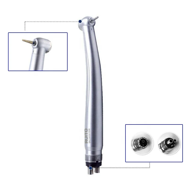 Dental Clinic Oral Dental Turbine Push Button High Speed Dental Handpiece
