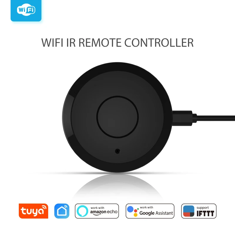 Универсальный ИК-пульт дистанционного управления Tuya APP WiFi умный контроллер Workes с Alexa Echo и Google