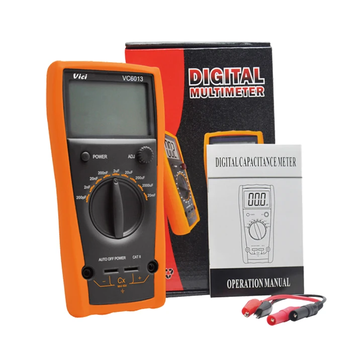 Конденсатор емкости VC6013 от 200 пФ до 20 МФ, тестер измерения