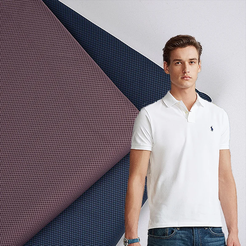 customizable nylon pique t-shirt fabric quick dry polyamide mesh polo shirts fabrics