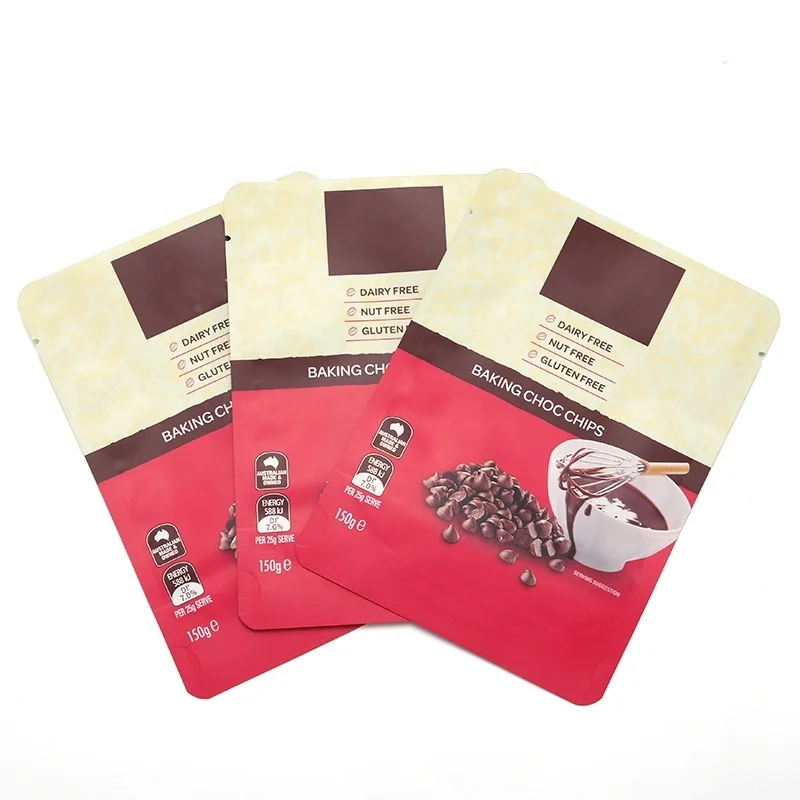 customized size and printing zipper pouch for cigar tobacco packaging