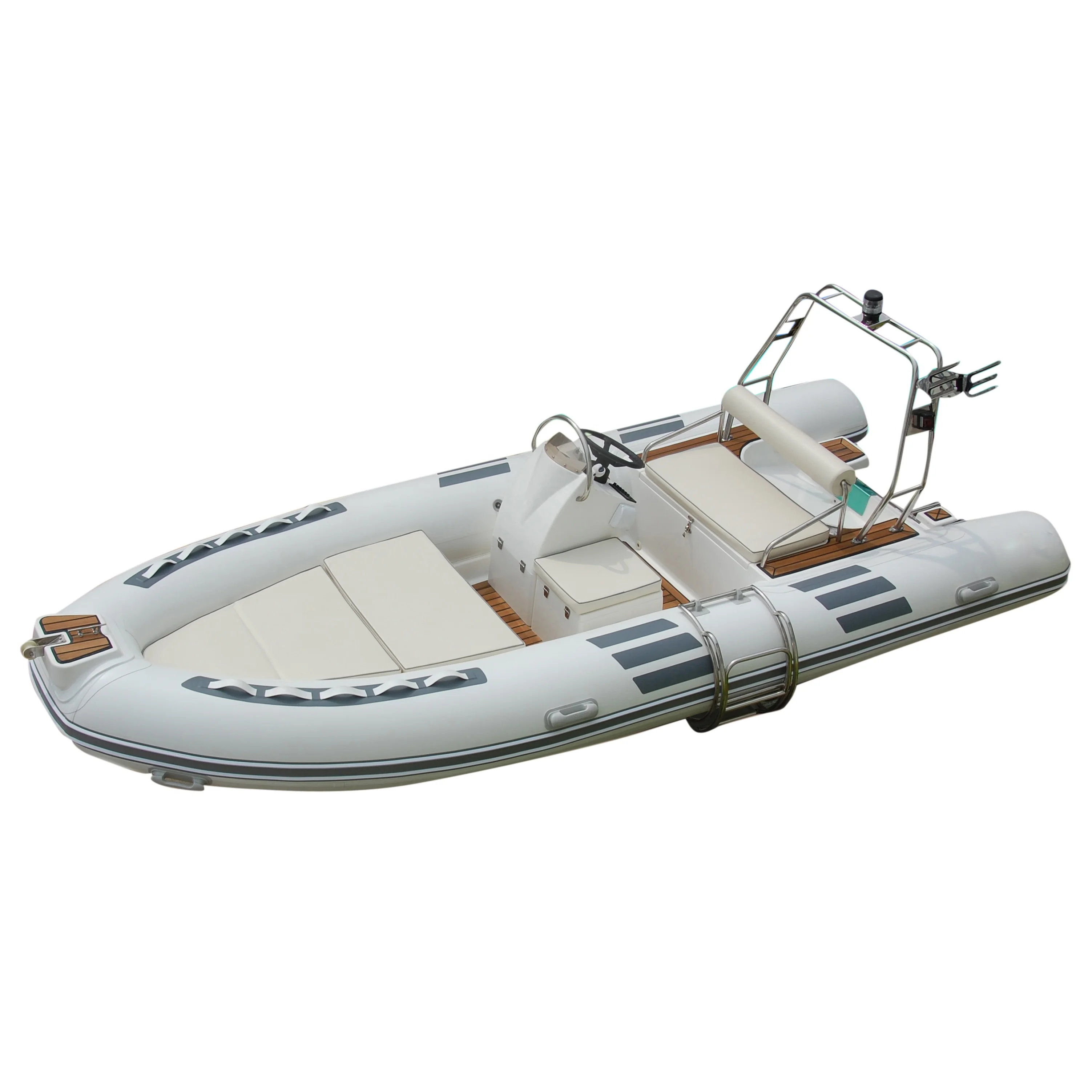 Goboat RIB480D 4.8M 16FT Factory Direct Sale 4.8m RIB Hypalon Inflatable Semi-Rigid Hull Boat for Sale Fishing Dinghy RIB480