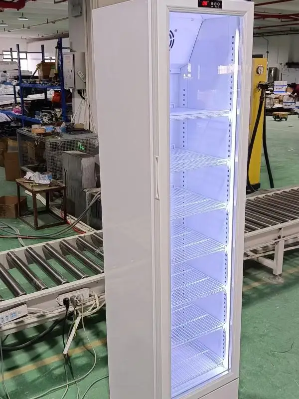175L тонкий вертикальный охладитель для вина с постоянной температурой коммерческий холодильник напитков