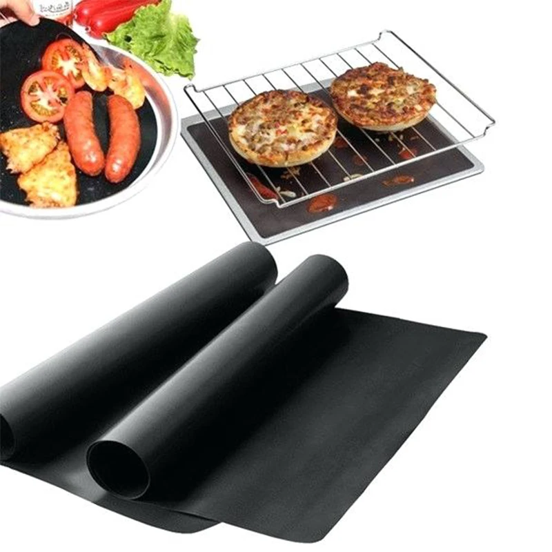 Высококачественный термостойкий антипригарный многоразовый коврик для гриля и барбекю