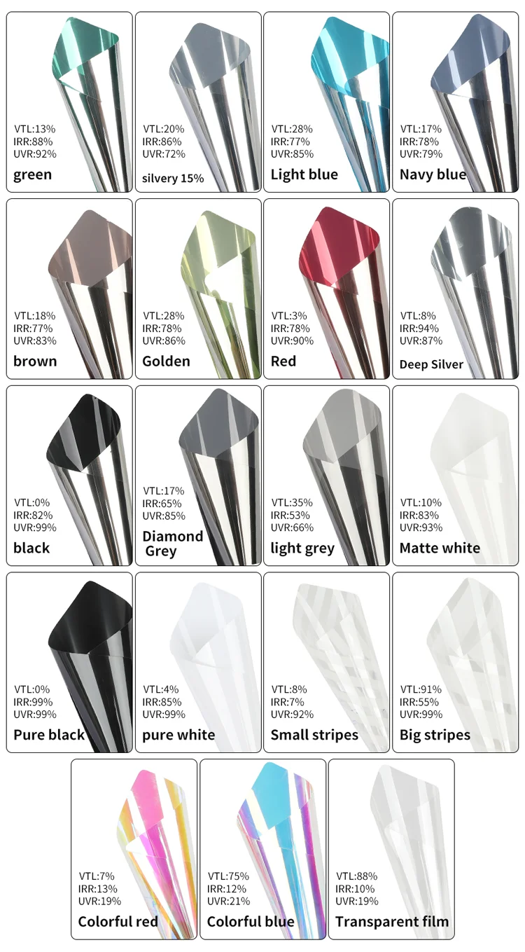Building Decorative Window Tint Film House Decoration Commercial Window Film for Office